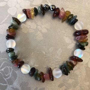 Handmade Authentic Crystal Bracelets made with Mermaid Glass
